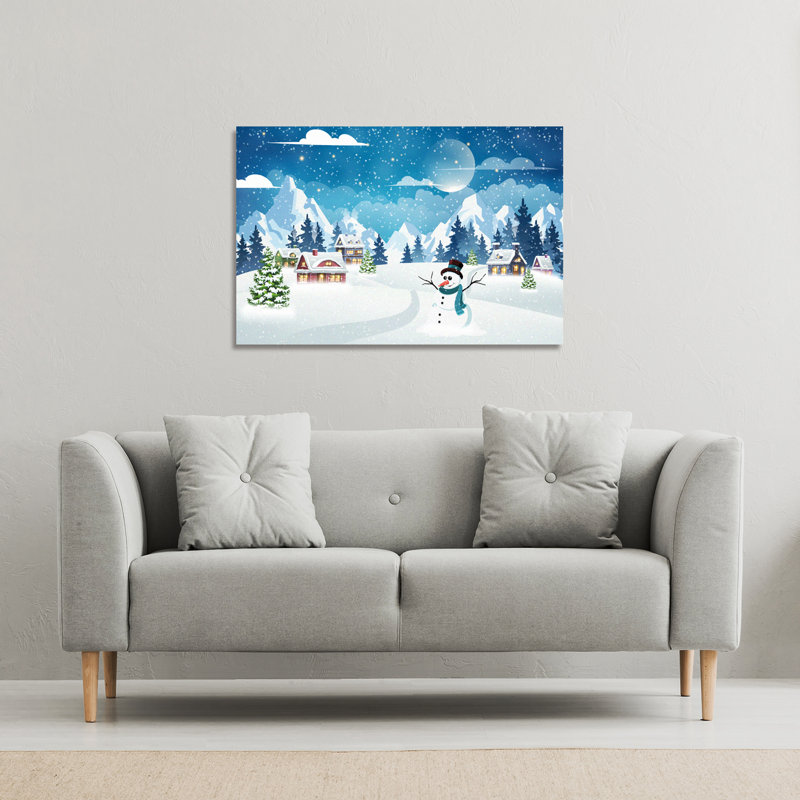 Dog Bone - Wrapped Canvas Print, 46cm H x 46cm W