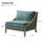 Theoren 37.5"W Farmhouse Oversize Solid Wood Accent Chair-611800950