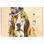 Cute Beagle Dog Fancy Fedora Hat Brown Patterned 3 - Gang Toggle Light Switch Standard Wall Plate