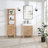 Moana Solid Wood Linen Cabinet-1595523719