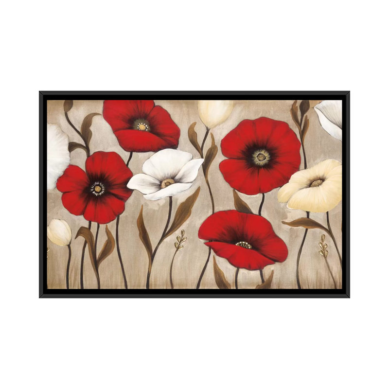Collective par MAJA - impression sur toile tendue, H 18 po x l 26 po x p 1,5 po, Toile avec cadre noir, Pas de tapis