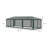 Outsunny 10' X 28' Party Tent Canopy, Outdoor Event Shelter Gazebo With 8 Removable Mesh Sidewalls, Zipper Doors, Steel Frame-112305672