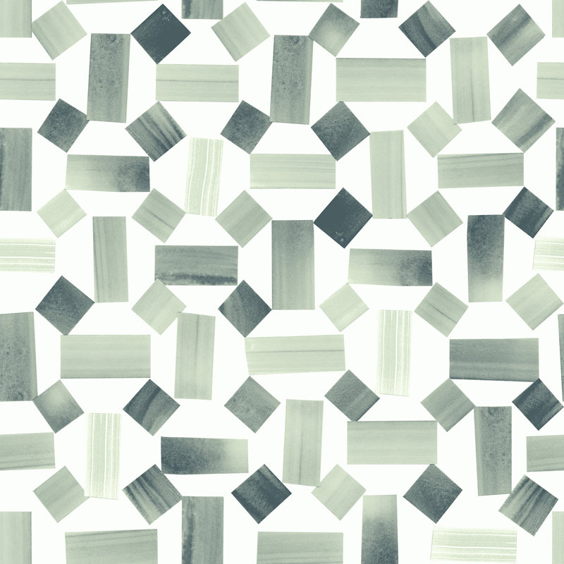 Yuki Osada Wallpaper Double Roll, Green
