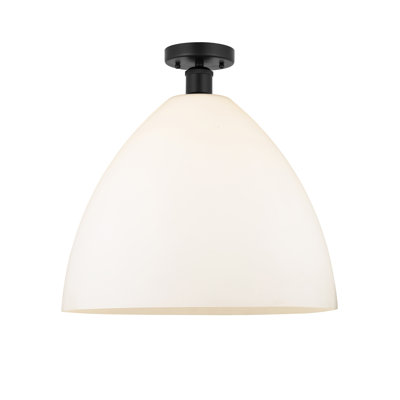 Glass Semi Flush Mount