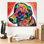 «Dont Talk» par Dean Russo Studios, art mural sur toile