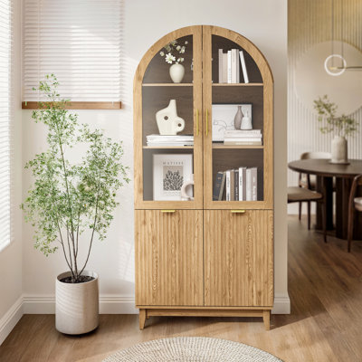 71''Tall Arched Arched Cabinet