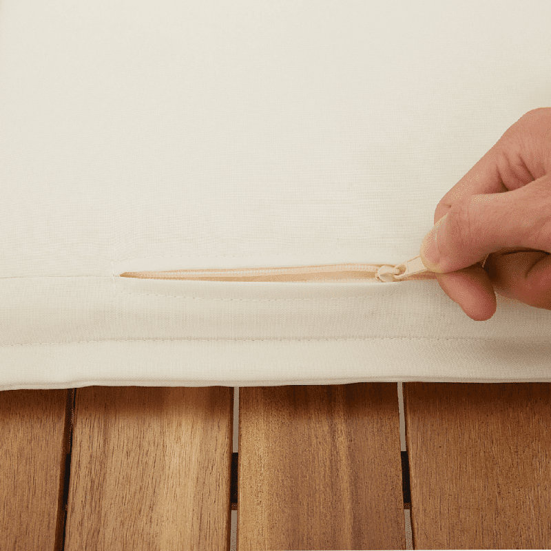 Ensemble de canapé de jardin Vidaxl, Beige, Blanc
