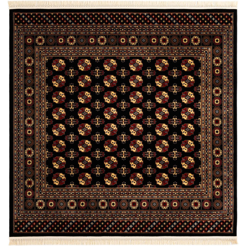 Tapis traditionnel Hinshaw, Carré 7 pi 10 po