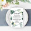 Ensemble de 56 cartes de mariage tropicales à motif géométrique Monstera Palms pour la réception de table, famille, amis