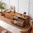 Built-in charging port and ambient LED lighting TV stand-1935362129