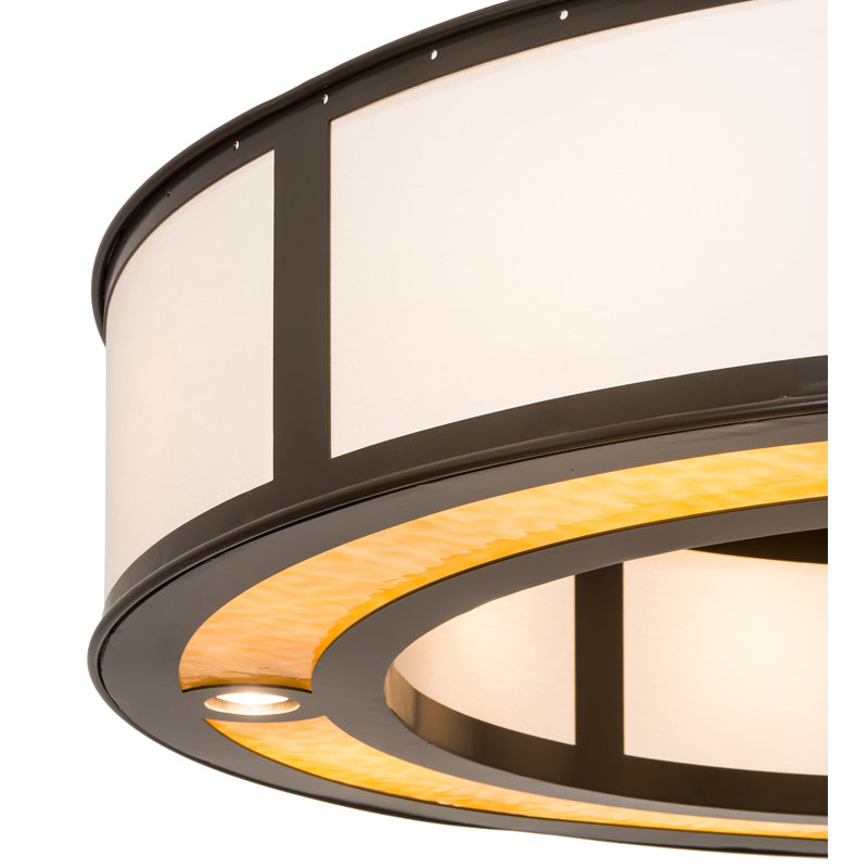 Luminaire suspendu tambour 8 lumières