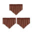 Rideaux kbndieu Rideaux courts Rideaux de couleur unie Rideaux triangulaires Rideaux de petite taille-1154075513