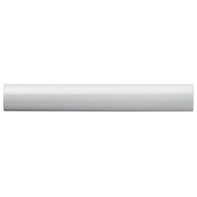 Carrelage mural rond en porcelaine polie de 1/4 po x 7,87 po Remington, Gris clair
