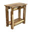 Table de bout en bois massif avec rangement Damius-1325010682