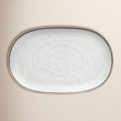 Laya Speckled Melamine Serving Platter