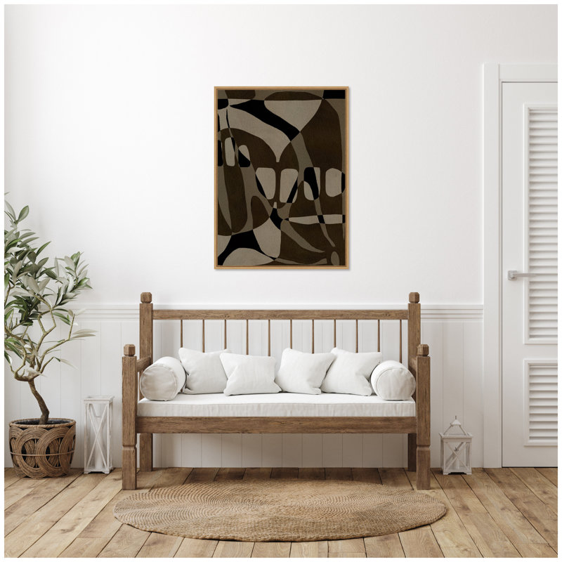 «Contour 1» par Shatha Al Dafai, reproduction d'art sur toile encadrée