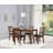 Purdue 4 - Person Solid Wood Top Four Leg Dining Set