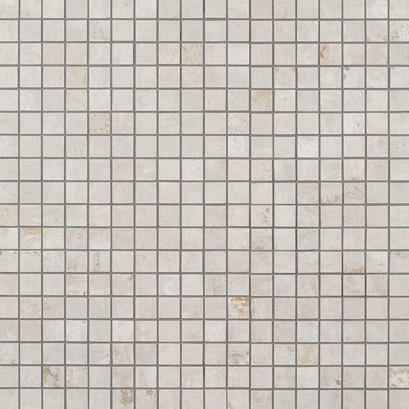 Portrait 1x1 Matte Porcelain Mosaic Tile, Ivory