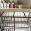 Et cage en fer avec rangement - beige et noir, 49,79 po Hauteur, 23,62 po de largeur, 36,25 po de profondeur, avec espace et pratique, H, l, P-1661025673-1661025670