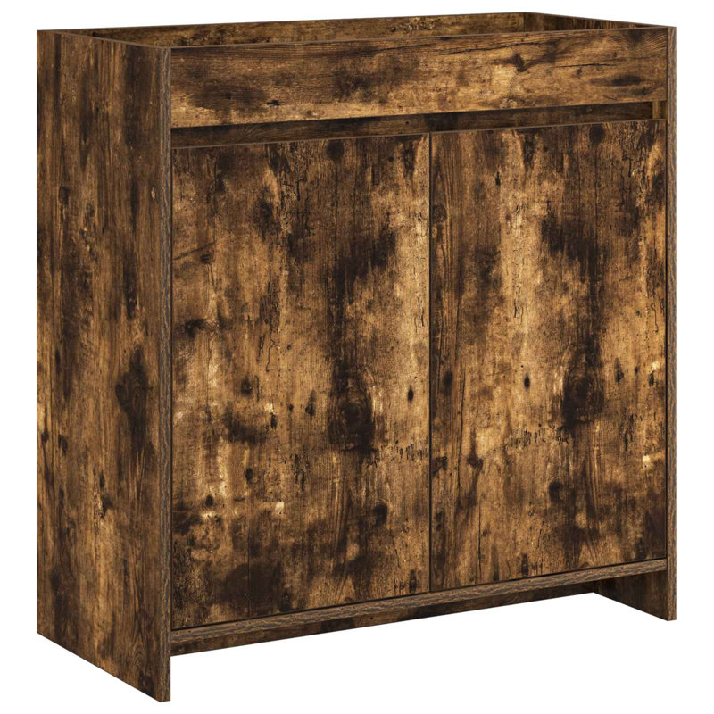 78.5cm Bathroom Vanity Base Only, Smoked Oak