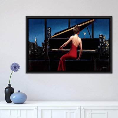 «Lady in Red» par Marco Fabiano - reproduction d'art