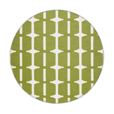Trellis Brown Indoor and Outdoor Area Rug