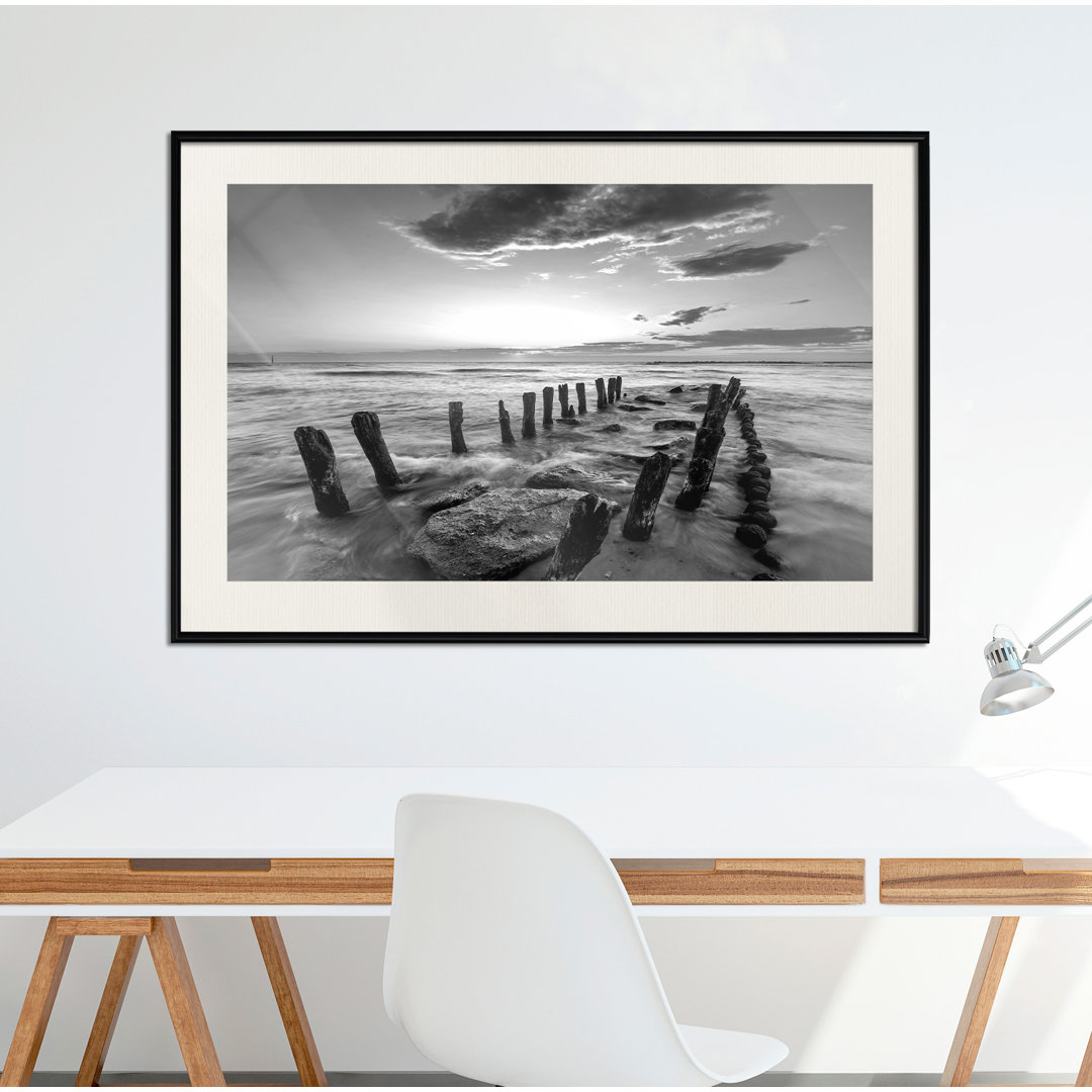 Gerahmtes Poster Old Breakwater