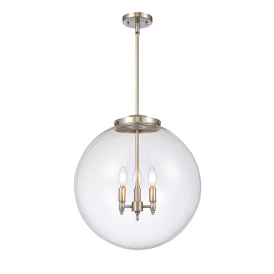 Luminaire suspendu sphère 3 lumières Frederick