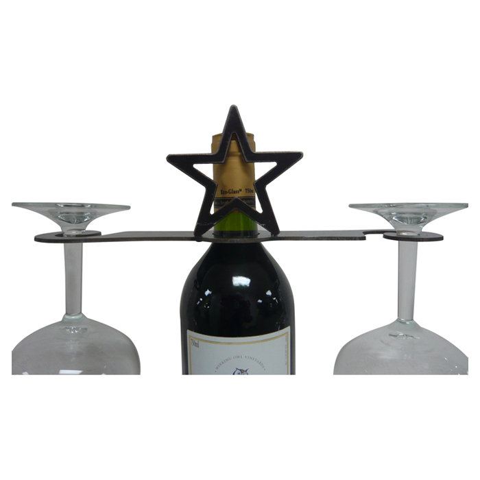 Bottle Stopper, Natural Steel Lazcquered