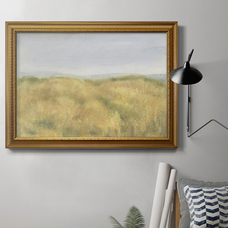 " Wheat Fields II " Painting Print, 24" H x 36" W x 2.5" D