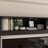 114.2" W Entertainment Center with LED Lights, Bookcases, Cabinets, and Open Shelves-1338253438