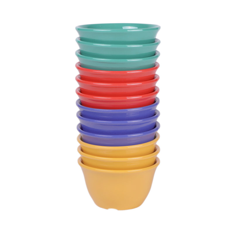 Tasse à expresso en mélamine merced/brésil Bouillon, Rouge / vert / jaune / gris