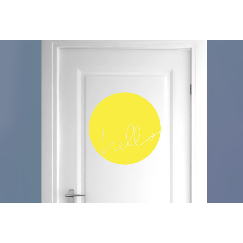 Wall Decal, Bright Yellow