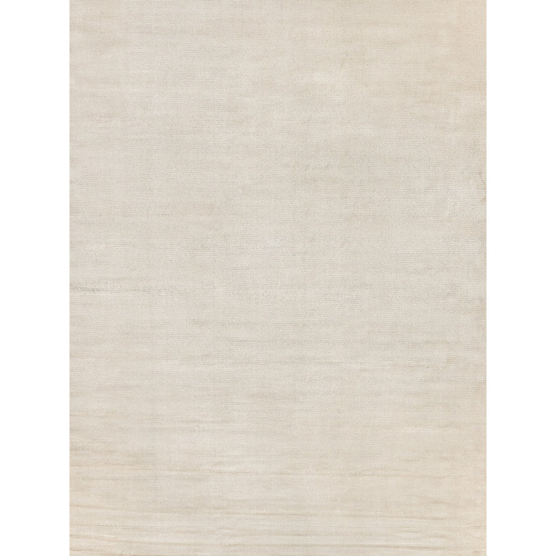 Duo Hand-Loomed Wool/Synthetic Brown Area Rug, Rectangle 2' x 3'