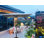 Parasol solaire carré 8 pi avec 32 lumières et manivelle, parasol solaire extérieur (support non inclus)