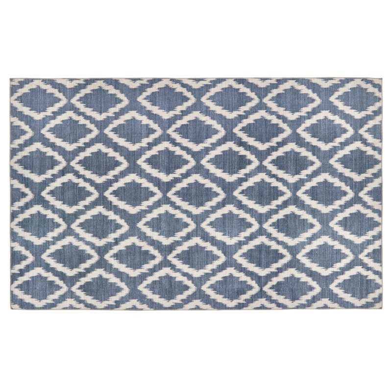 Ascutney Geometric Chenille Area Rug, Rectangle 160 x 230cm