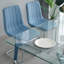 Chaise d'appoint en lin capitonné Beachwood-201551074