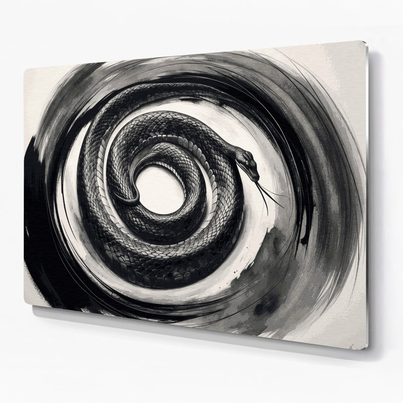 Faune noire, art mural gris en métal