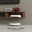 Meuble télé 71 po, console multimédia murale, noyer-951484442-951484518