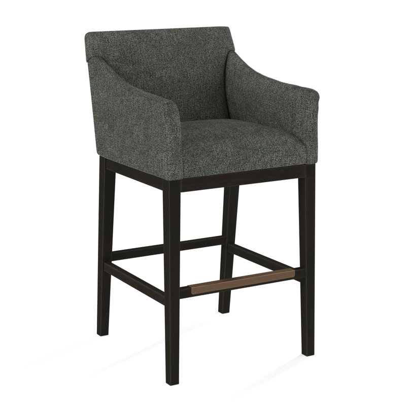 Upholstered Stool, 61606-88, Espresso