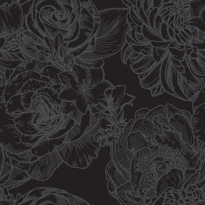 Dessin au trait Big Bloom par Samposnick