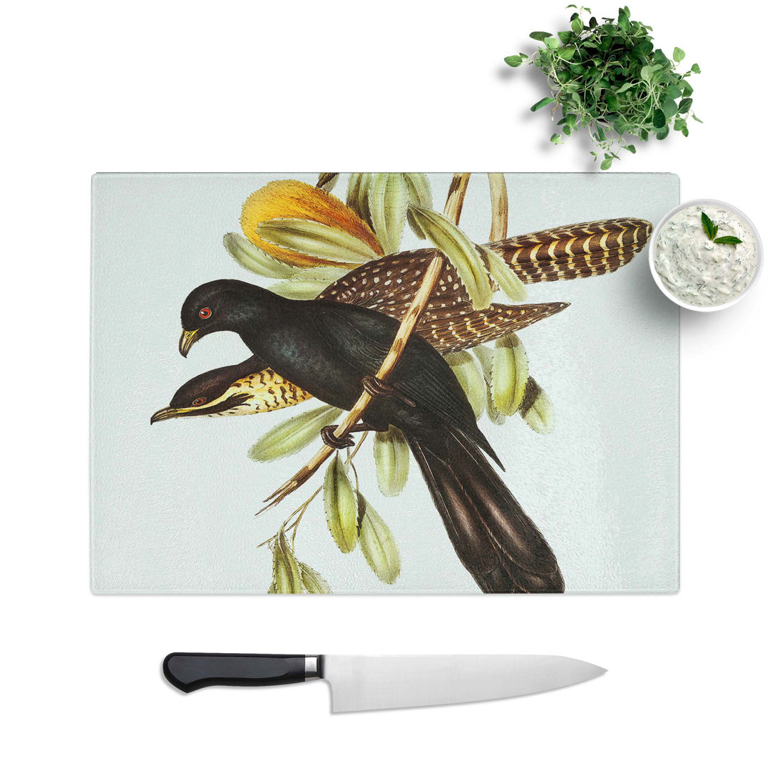 Glass Flinder's Cuckoo by Elizabeth Gould Chopping Board