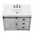 Jillian 42'' Free-standing Single Bathroom Vanity with Engineered Stone Vanity Top-1216937580