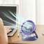 Ventilateur de bureau pliant multifonctionnel avec abat-jour mural ou mural-129709787