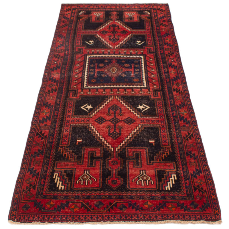 Tapis bleu marine 4 pi 3 po x 10 pi 8 po Konya Anatolian