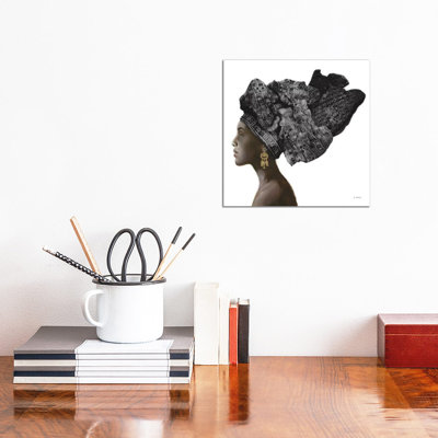 «Pure Style Black» par James Wiens - peinture sur toile tendue