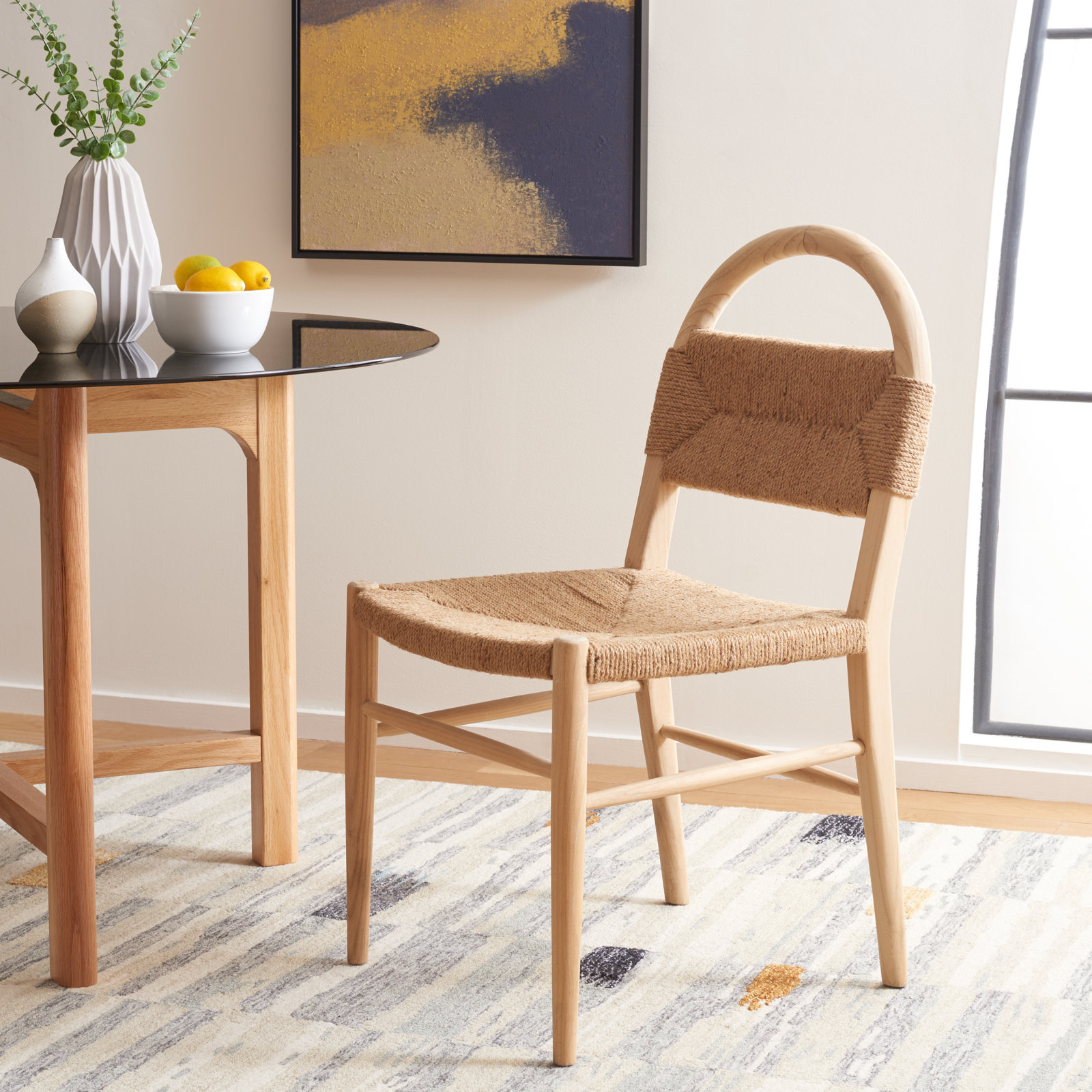 Kashmir Dining Chair, Natural	