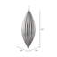 8"nLine Finial Ornament-908480679