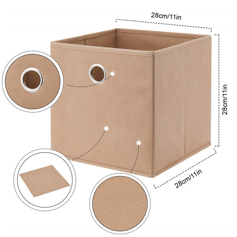 Ebern Designs Fabric Decorative Bin