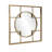 Zaarah Metal Square Mirror